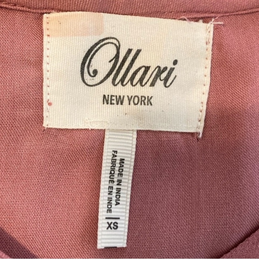 🔆 Anthropology, Ollari Pink Orchid Midi Dress - Size XS - Picture 6 of 7